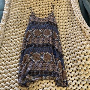 Free people patterned mini dress